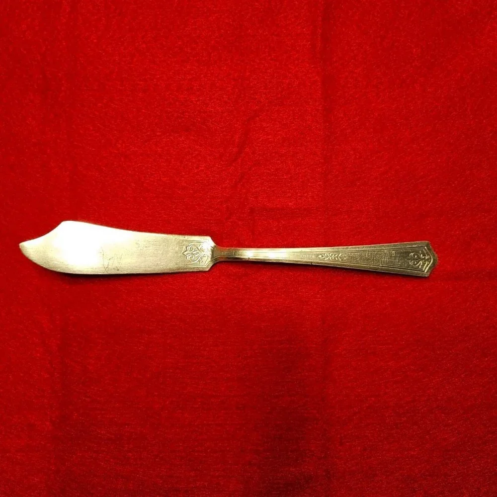 1881 Rogers A1 Silver-Plate Silverware - Butter Knife